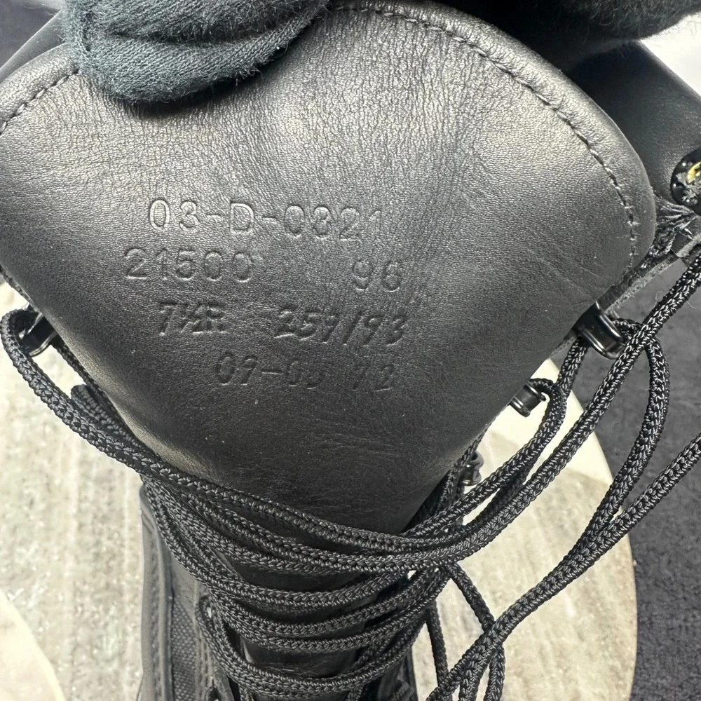 Bates Gore-Tex Black Leather Waterproof Combat Military Tactical Boots 7.5